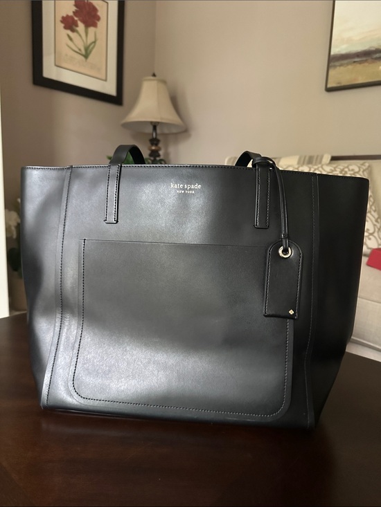 kate spade Handbags - kate spade Black Leather Tote